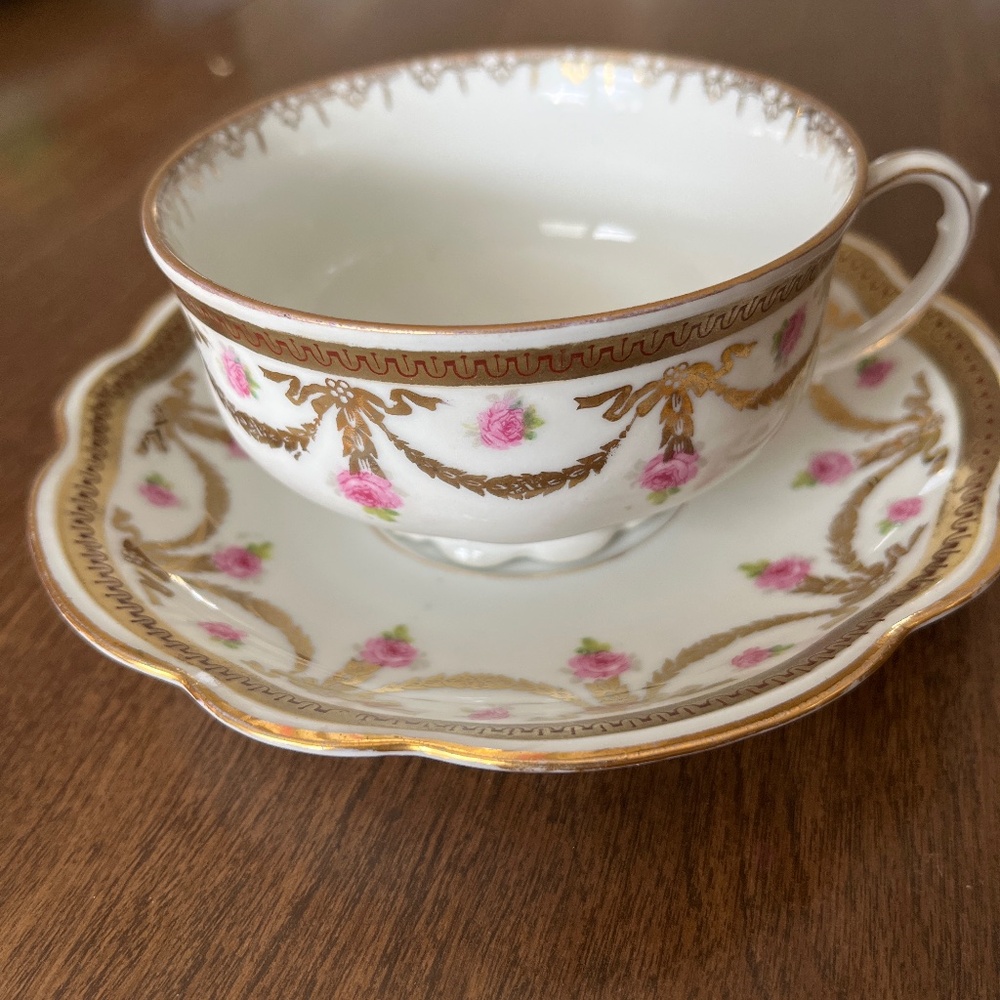 Habsburg China Teacup & Saucer